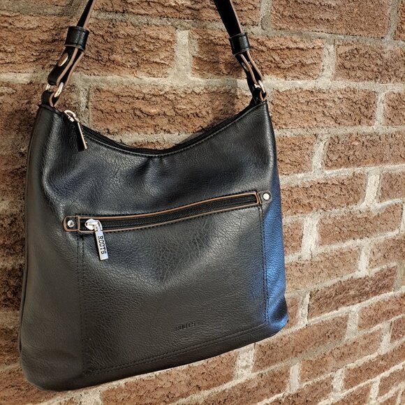 Roots black shoulder purse - Picture 7 of 8